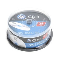 HP CD-R 700 MB 52X CAKE*25 12929