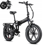 Skladací elektrický bicykel Fat Tire 750 W 32 km/h 20"