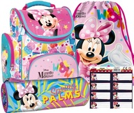 4IN1 ISKOLATÁSKA HÁTIZSÁK EGÉR MINNIE TOLLTARTÓ TÁSKA MATRICA DERFORM