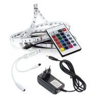 LED szalag SZETT 150 RGB 2m + tápegység vezérlő