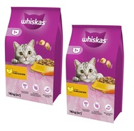 WHISKAS ADULT KURCZAK I WARZYWA 14KG X2 /28KG