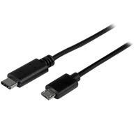 StarTech USB2CUB50CM kabel USB 0,5 m USB 2.0 USB C Micro-USB B Czarny