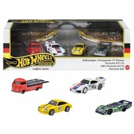 Diorama zestaw 4 autek Porsche Renschport Hot Wheels Premium 1:64