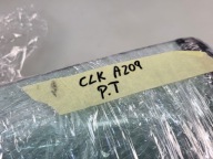 MERCEDES CLK A209 W209 CABRIO window right rear part right rear