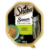 SHEBA Sauce Speciale mokra karma dla kota królik warzywa w sosie tacka 85 g