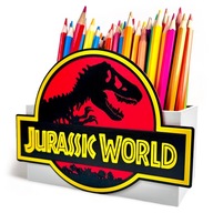Organizér na stôl na pastelky v štýle Jurassic 3D Peračník dinosaurus Kajawis