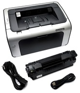 HP LaserJet P1006, (30-50K), pełen toner 100%, kable