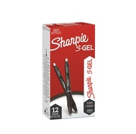 Gélové pero SHARPIE S-Gel M čierne 12 ks