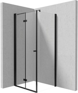 Sprchovací kút pevná stena 140 skladacie dvere 100 KTSXN43P+KTS_N34P (KERRI