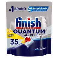 Finish Quantum All in 1 kapsule do umývačky tablety Powerball 35ks lemon