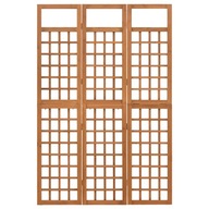 Izbový paraván 3-panelový/tejážny, jedľové drevo