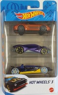 MATTEL ZESTAW 3 LOSOWYCH AUTEK HOT WHEELS