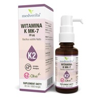 Medverita Vitamín K2 MK-7 20ug kvapky NATTO 30ml