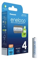 4x Akumulatorki PANASONIC ENELOOP R3 AAA 800 mAh