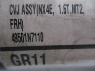semi-axis front front right KIA SPORTAGE 49501N7110
