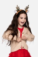 Sweter dla dziewczynki beżowy roz.134 Coccodrillo