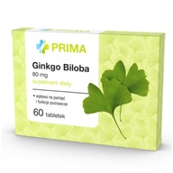 PRIMA Ginkgo Biloba 60 tabliet