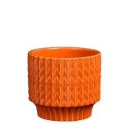 LAURIA osłonka ceramiczna pomarańczowa ø 14,5 cm - Mica Decoration