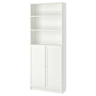 IKEA BILLY OXBERG Regál s dverami biely 80x30x202