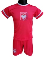 Komplet strój piłkarski Reprezentacja Polski 110cm
