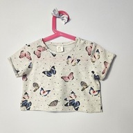 H&M śliczna bluzeczka TOP MOTYLE r. 104 j.Nowa