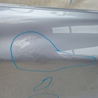 FORD MUSTANG MACH-E 20- dveře levé předek přední lišta