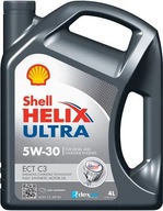 Motorový olej Shell HELIX ULTRA ECT C3 5W-30 4 l 5W-30 + ZAWIESZKA SERWISOWA MAXGEAR WYMIANA OLEJU I FITRÓW