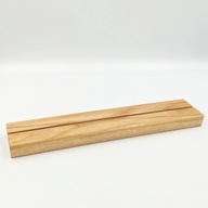 Drewniana podstawka plexi A3/A4 4mm dąb 30x6x2 cm