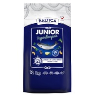 BALTICA JUNIOR HYPOALLERGENIC L/XL 12KG SALMONEL LOSOS VEĽKÉ PLEMENO BEZ OBILNÍN