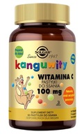 Solgar Kanguwity Vitamín C Pre deti 90 pastiliek Divoká ruža Imunita