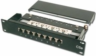 Patch panel 10 1U 8x RJ45 LSA kat.5e (DN91508S)