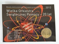 BLISTER 2 ZŁ Z 2012 ROKU 20 LAT WOŚP