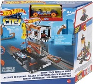 Hot Wheels City Odjazdowy Rajdowy Warsztat Autko Prezent Dzień Dziecka