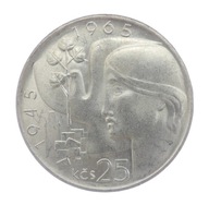 25 koron - Czechosłowacja - 1965 rok