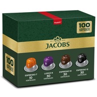 Kapsułki Jacobs Lungo, Espresso do Nespresso(r)* 100 kaw, 9+1 GRATIS!