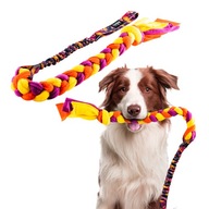 Šarpak pre psa - Multifunkčná hračka pre psa s fleecovým vrkočom - MG