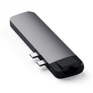 Satechi Type-C Pro Hub - aluminiowy Hub z podwójnym USB-C do MacBook (USB-C
