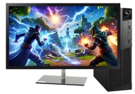 ZESTAW KOMPUTEROWY PC do GIER GAMINGOWY i5 QUAD 16/756GB SSD MONITOR WIN10