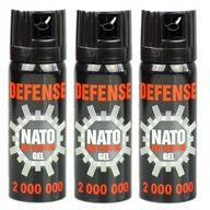 Gaz Pieprzowy w Żelu Chmura NATO DEFENCE 3 x 50 ml