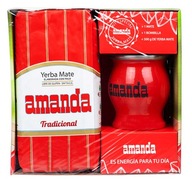 Zestaw do Yerba Mate - Matero + Bombilla + Amanda