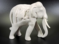 Figurka rzeźba słoń indyjski kamień ręczna praca