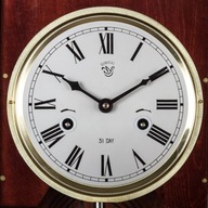 Nástenné závesné kyvadlové hodiny THESEUS Mahagoni 60 cm