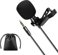 Mozos LAVMIC1 Mikrofon krawatowy z klipsem do rozmów jack 3.5mm