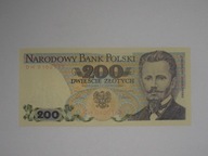 Polska Banknot 200 zł DH Rzadszy 1986 UNC Warszawa