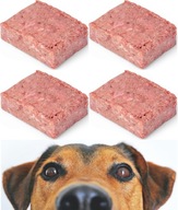 Mięso surowe mrożone mokra karma dla psa wołowina drób zestaw 20kg BARF