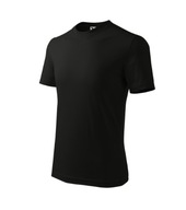 Pohodlné detské tričko CLASSIC 134 cm/8 rokov čierne Bavlna