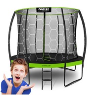 TRAMPOLINA OGRODOWA DLA DZIECI 252cm 8ft PREMIUM