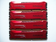 PAMIĘĆ RAM DDR3 KINGSTON HYPERX SAVAGE 4x8GB = 32GB