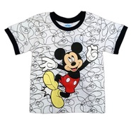 T-shirt koszulka Myszka Miki biała 110