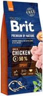 Brit Premium by Nature dog Sport 15 kg krmivo pre psy